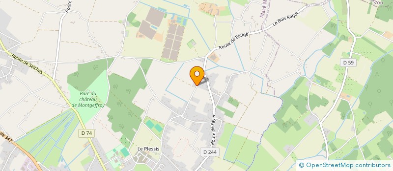 localisation de l'entreprise MADAME CECILE RIBAIMONT  MAZE-MILON