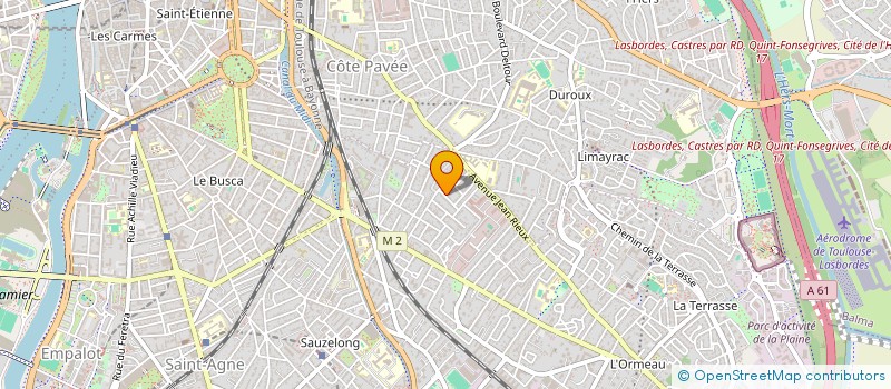localisation de l'entreprise MADAME CECILE RIBOT à TOULOUSE