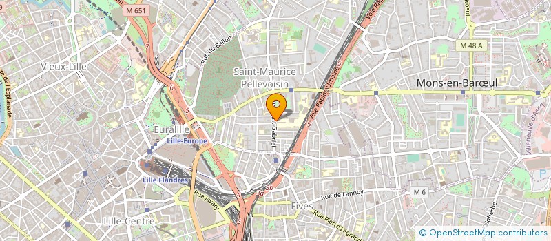 localisation de l'entreprise MADAME CECILE RICHARD à LILLE