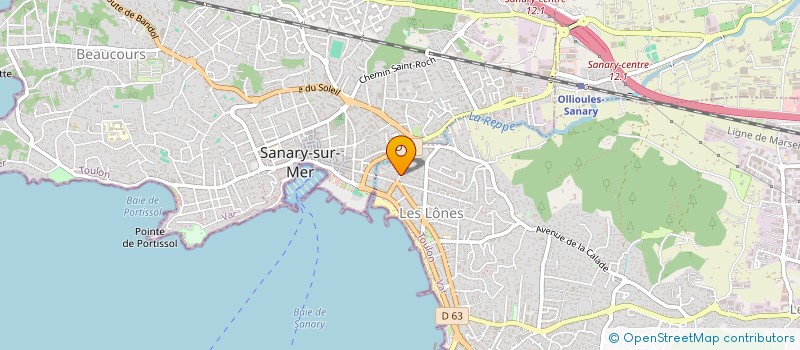 localisation de l'entreprise MADAME CECILE RICHARDS à SIX-FOURS-LES-PLAGES