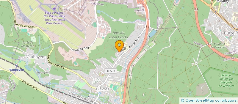 localisation de l'entreprise MADAME CECILE RICHE  BIEVRES