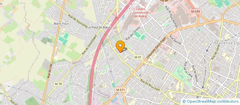 localisation de l'entreprise MADAME CECILE RICQ  TOURCOING