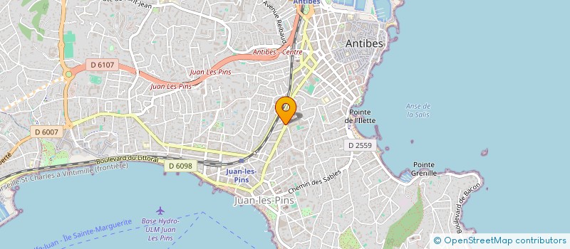 localisation de l'entreprise MADAME CECILE RIGAULT à ANTIBES