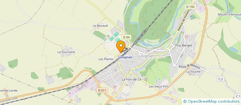 localisation de l'entreprise MADAME CECILE RIQUET  LUSIGNAN