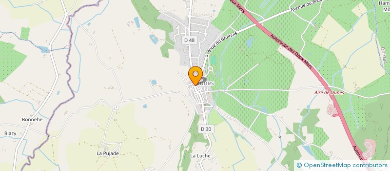 localisation de l'entreprise MADAME CECILE RIVIERE  DUNES