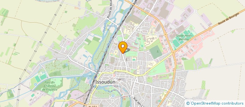 localisation de l'entreprise MADAME CECILE RIVIERE  ISSOUDUN