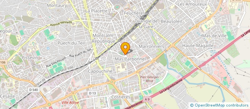 localisation de l'entreprise MADAME CECILE RIZZO à NIMES