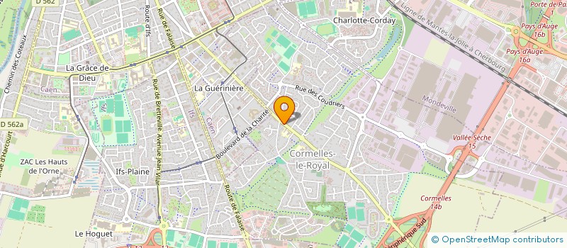 localisation de l'entreprise MADAME CECILE ROBBE  CORMELLES-LE-ROYAL