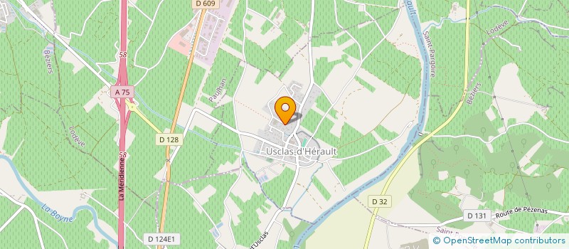 localisation de l'entreprise MADAME CECILE ROBERT à USCLAS-D'HERAULT