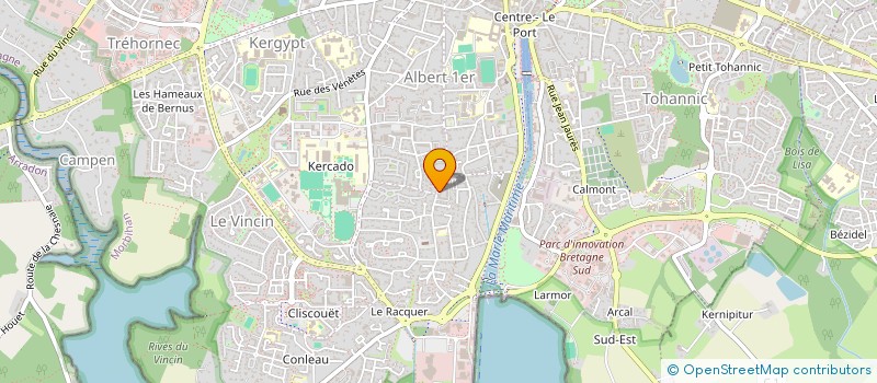 localisation de l'entreprise MADAME CECILE ROBERT à VANNES