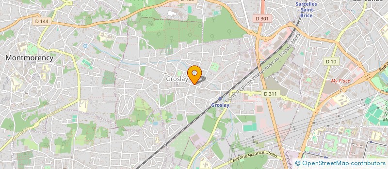 localisation de l'entreprise MADAME CECILE ROBILLARD  GROSLAY