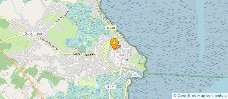 localisation de l'entreprise MADAME CECILE ROBIN  LE CHATEAU-D'OLERON