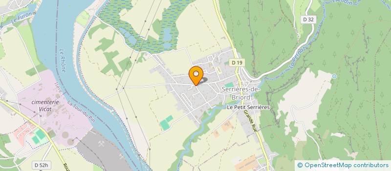 localisation de l'entreprise MADAME CECILE ROBIN  SERRIERES-DE-BRIORD