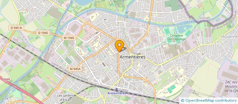 localisation de l'entreprise MADAME CECILE ROBIN  ARMENTIERES