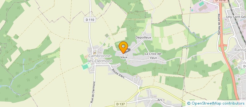 localisation de l'entreprise MADAME CECILE ROBLES  CAMBRONNE-LES-CLERMONT