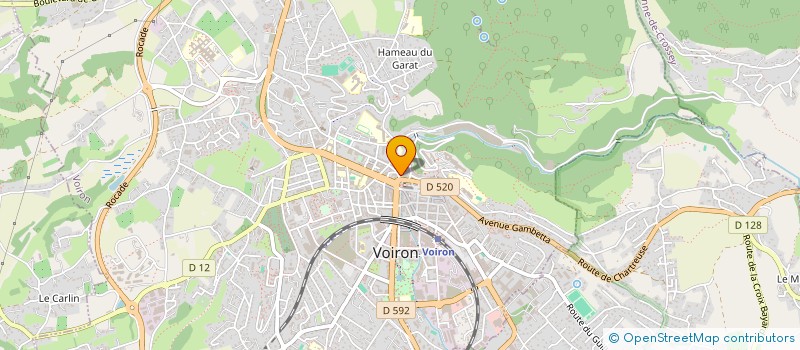 localisation de l'entreprise MADAME CECILE ROCHAS à VOIRON