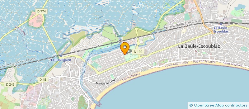 localisation de l'entreprise MADAME CECILE ROCHETTE  LA BAULE-ESCOUBLAC