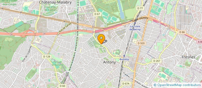 localisation de l'entreprise MADAME CECILE RODALLEC à ANTONY