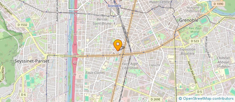 localisation de l'entreprise MADAME CECILE RODRIGUEZ  GRENOBLE