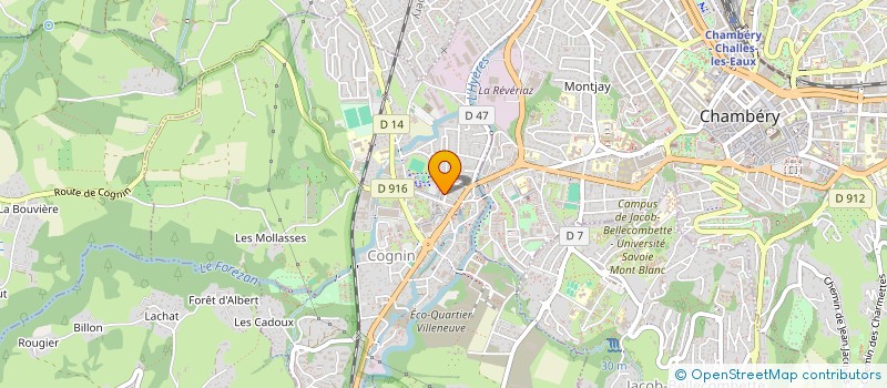 localisation de l'entreprise MADAME CECILE ROGER  CRETS EN BELLEDONNE