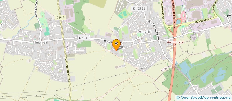 localisation de l'entreprise MADAME CECILE ROGER  DOUVRIN