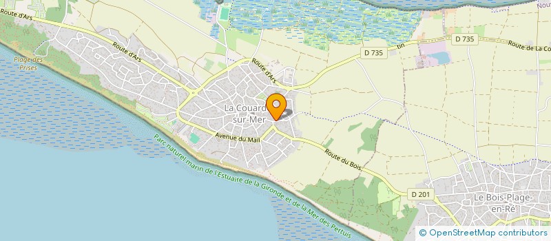 localisation de l'entreprise MADAME CECILE ROLLAND à LA COUARDE-SUR-MER