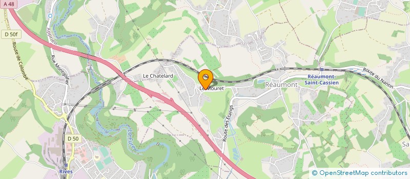 localisation de l'entreprise MADAME CECILE ROMAN  REAUMONT