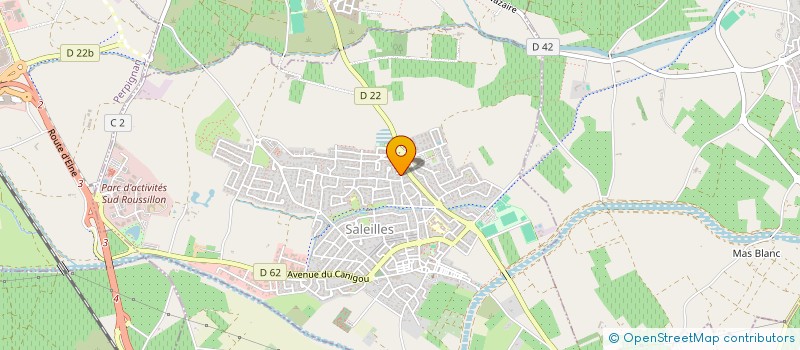 localisation de l'entreprise MADAME CECILE ROMERO  SALEILLES