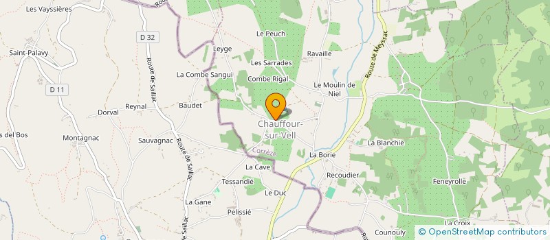 localisation de l'entreprise MADAME CECILE RONC  CHAUFFOUR-SUR-VELL