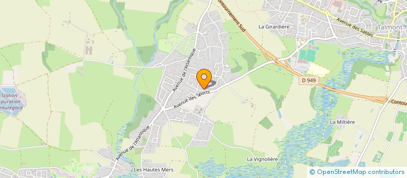localisation de l'entreprise MADAME CECILE RONSIN à TALMONT-SAINT-HILAIRE