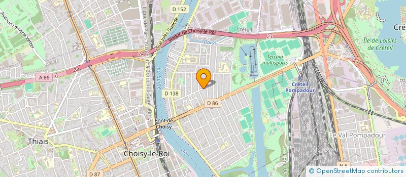 localisation de l'entreprise MADAME CECILE ROPERH  CHOISY-LE-ROI