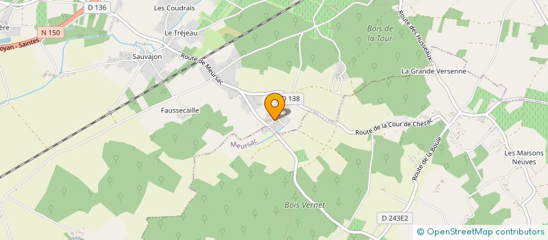 localisation de l'entreprise MADAME CECILE ROQUET  SAINT-ROMAIN-DE-BENET