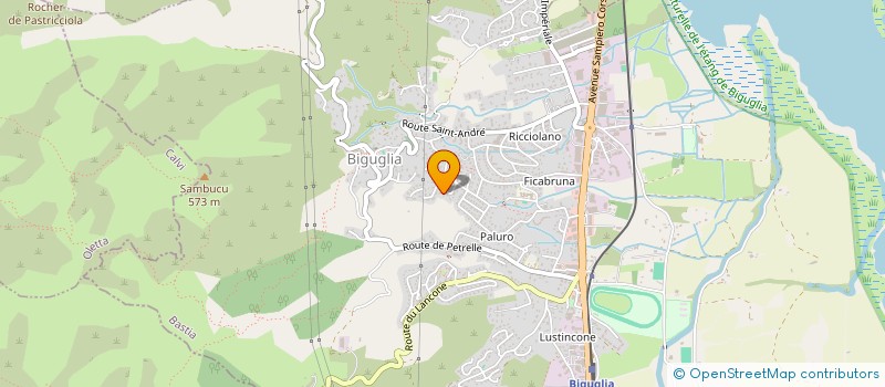 localisation de l'entreprise MADAME CECILE ROSANO à BIGUGLIA