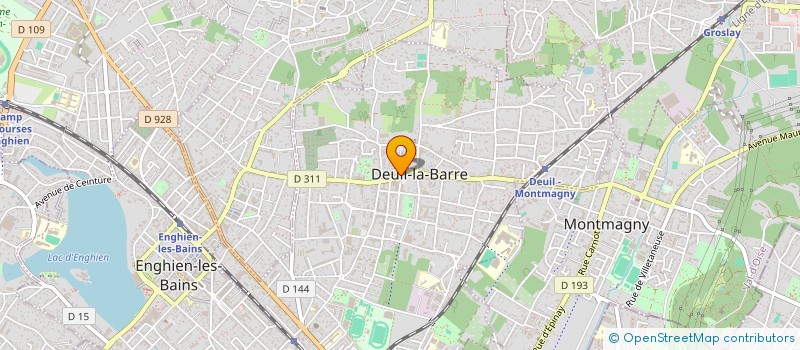 localisation de l'entreprise MADAME CECILE ROSSET à DEUIL-LA-BARRE