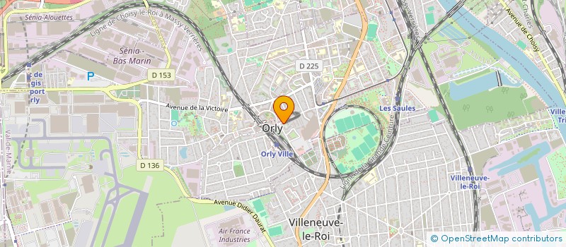 localisation de l'entreprise MADAME CECILE ROSSI  ORLY