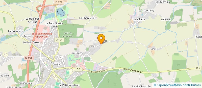 localisation de l'entreprise MADAME CECILE ROSSIN  NOZAY