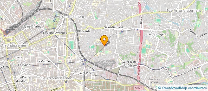 localisation de l'entreprise MADAME CECILE ROUCHON à MARSEILLE