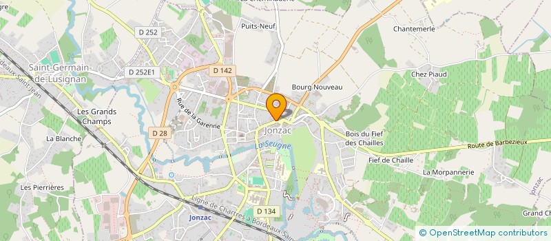 localisation de l'entreprise MADAME CECILE ROUDET  JONZAC