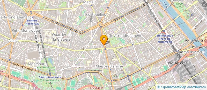 localisation de l'entreprise MADAME CECILE ROUMIGUIERE  PARIS