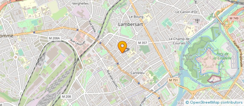 localisation de l'entreprise MADAME CECILE ROUSSEL à LAMBERSART