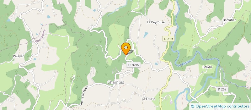 localisation de l'entreprise MADAME CECILE ROUSSEL  CHAMPIS