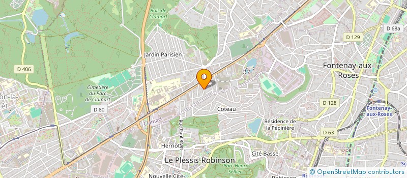 localisation de l'entreprise MADAME CECILE ROUSSELET à CLAMART