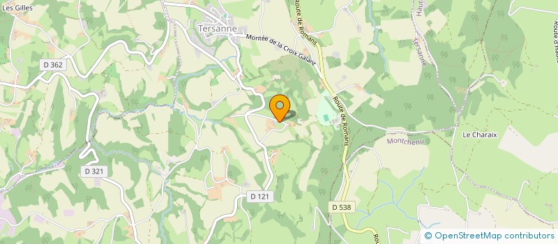 localisation de l'entreprise MADAME CECILE ROUX  TERSANNE