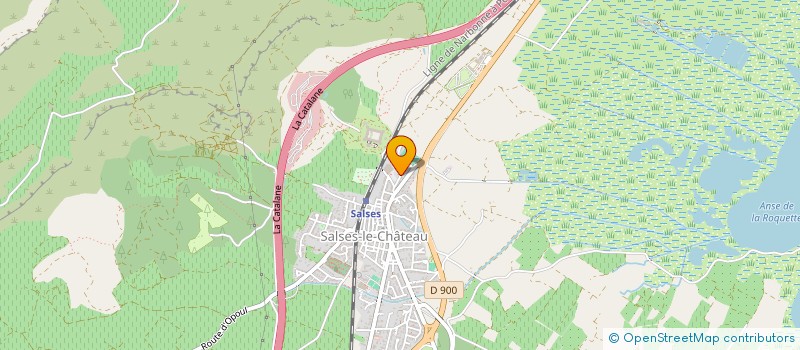 localisation de l'entreprise MADAME CECILE ROUX  SALSES-LE-CHATEAU