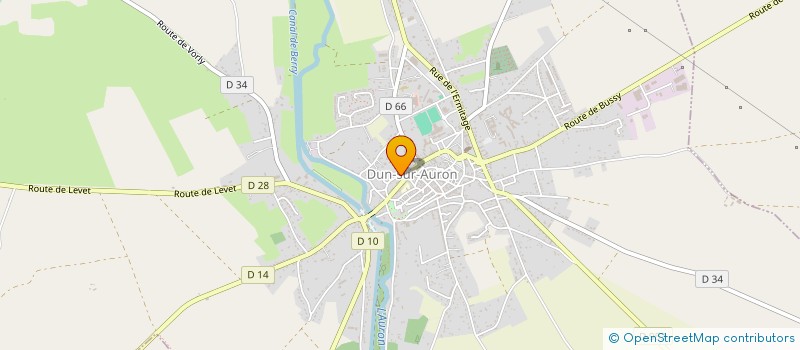 localisation de l'entreprise MADAME CECILE RUFF  DUN-SUR-AURON