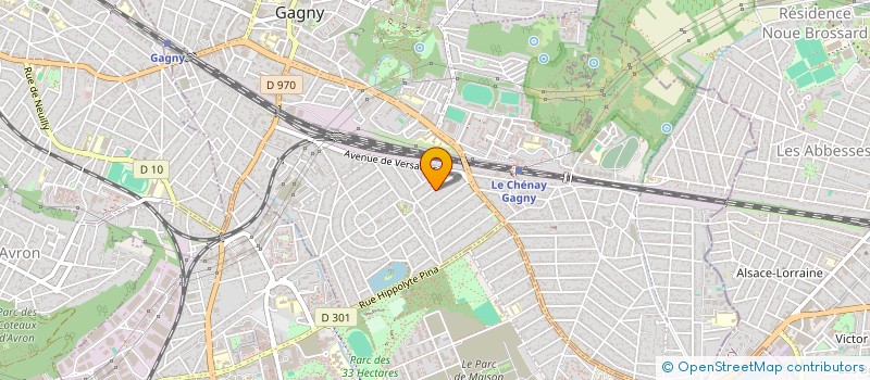 localisation de l'entreprise MADAME CECILE SADARNAC  GAGNY