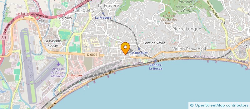 localisation de l'entreprise MADAME CECILE SADEK à CANNES