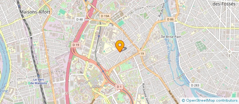 localisation de l'entreprise MADAME CECILE SAINT MARC  CRETEIL