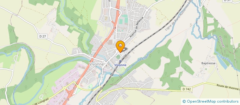 localisation de l'entreprise MADAME CECILE SAINT MARTIN  CHATEAU-LARCHER