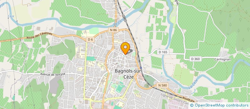 localisation de l'entreprise MADAME CECILE SALVAT à BAGNOLS-SUR-CEZE